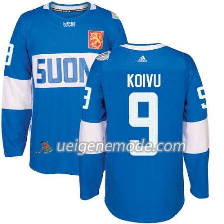 Finnland Trikot Mikko Koivu 9 2016 World Cup Blau Premier